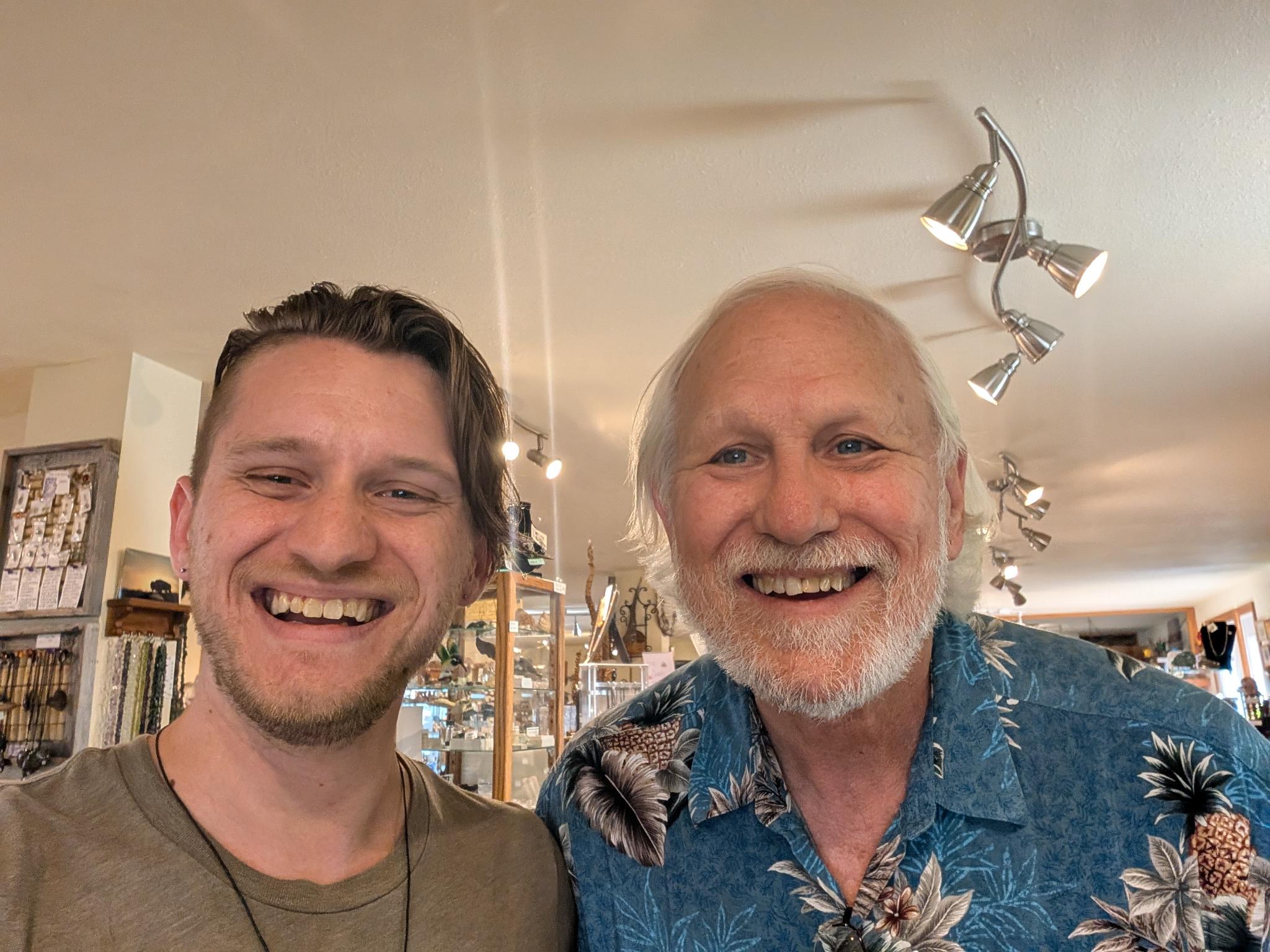 Meeting Bob & Purple Labradorite